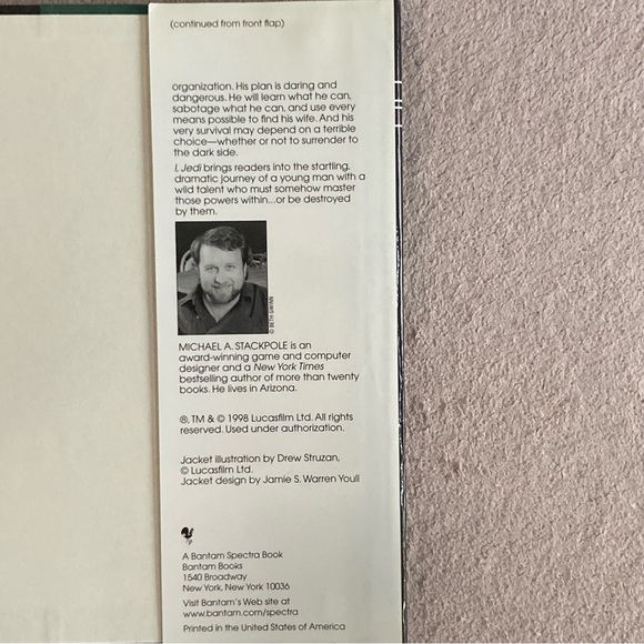 Vintage Star Wars “I, Jedi” by Michael A. Stackpole Hardcover Book-1998-Collect - Picture 6 of 8